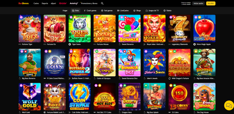 Betboom Chile Casino Online Juegos