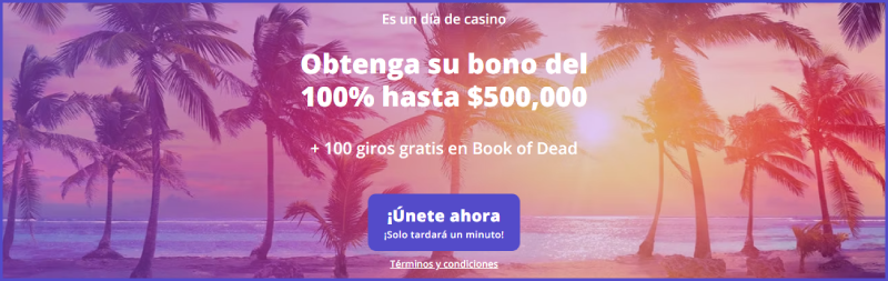 Casino Days: Bono de Bienvenida