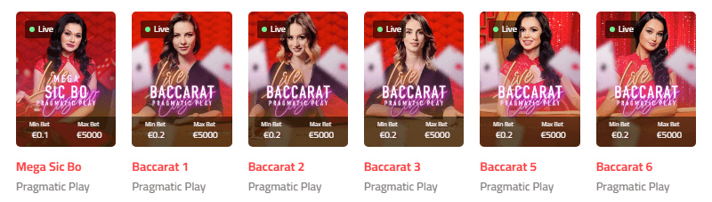 Juego de mesa Baccarat en los Casinos Online de Chile