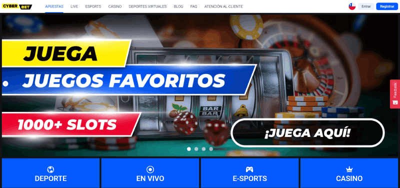 Cyberbet Casino Online en Chile - Inicio