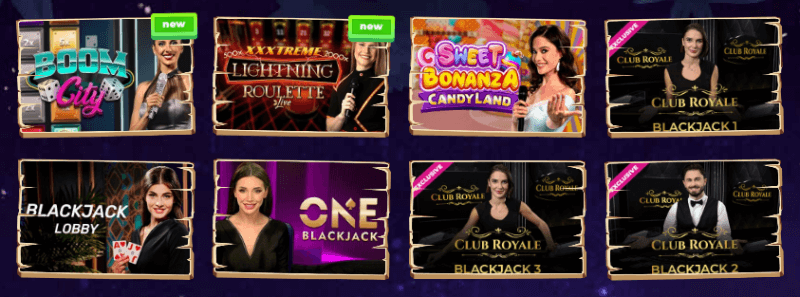 Juegos en vivo en Wazamba Casino Online Chile