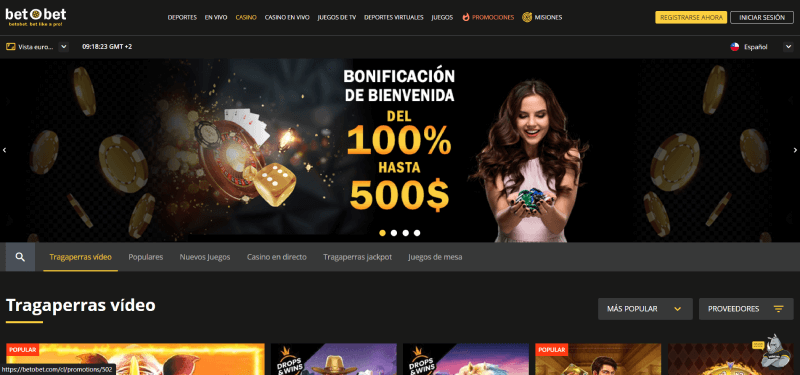 betObet Casino Online Chile