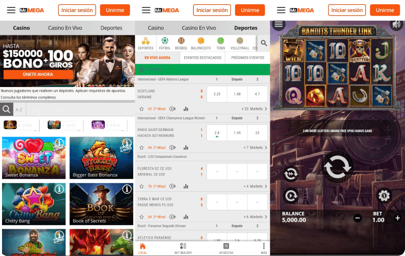 Mr. Mega App - Casino Online Chile