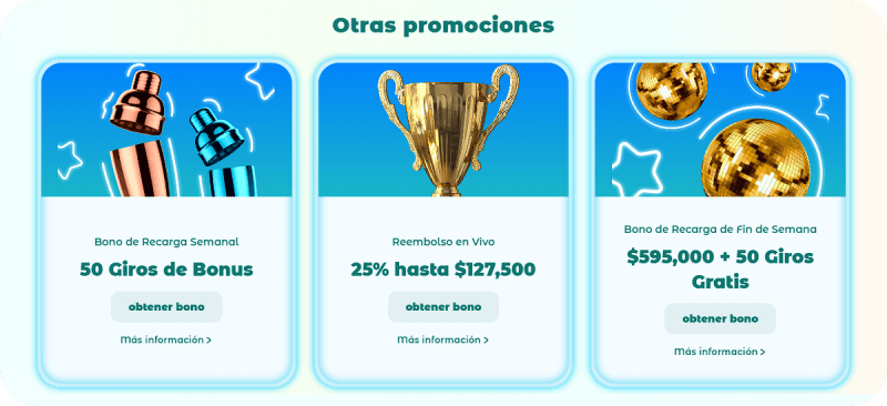 Promociones en Neon54 casino online en Chile
