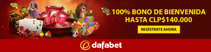 Bono de bienvenida en Dafabet Casino Online en Chile