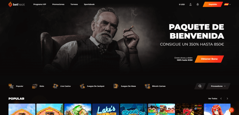Betheat casino online en Chile
