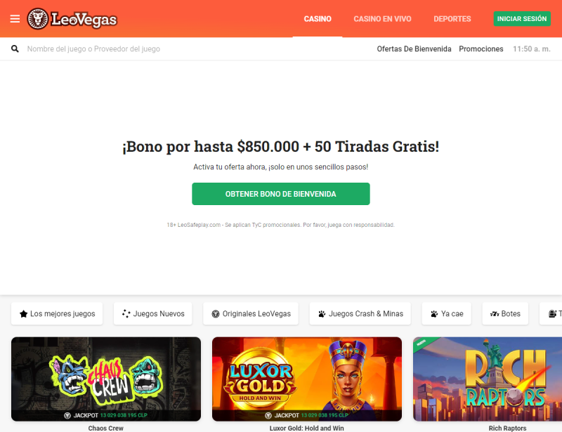 Leovegas Chile - Casino online y apuestas deportivas