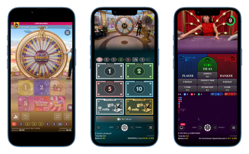 Casino en vivo: android ios app