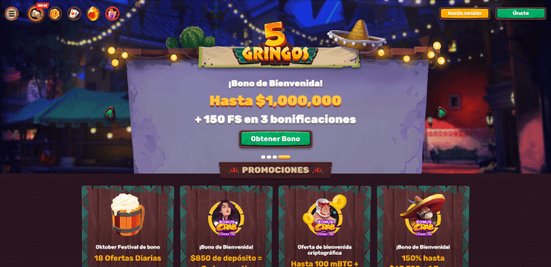 5 Gringos Casino Online