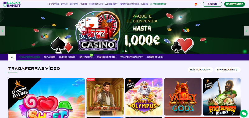 lucky bandit casino online chile