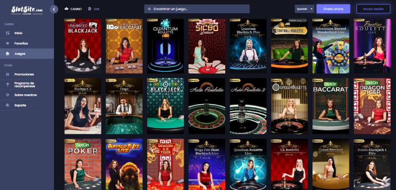 slotsite juegos de casino en vivo chile