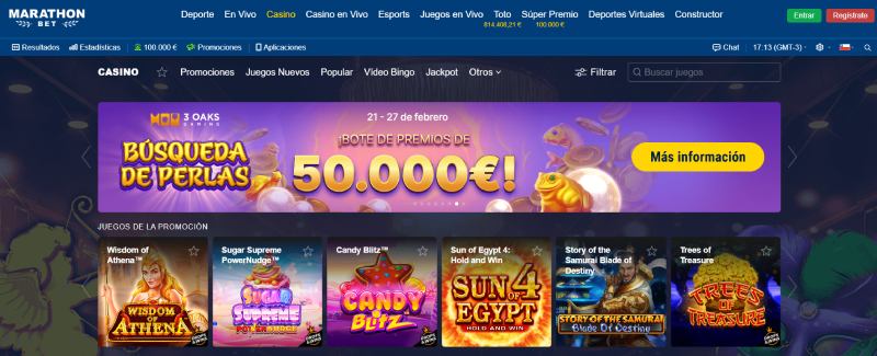 marathon bet casino online chile